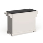 Crosley Alexandria, isola/carrello da cucina con top in granito, dimensioni totali - 18p x 51,5l x 34a