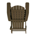 Set di 2 sedie Adirondack in poliresina moderne a doghe larghe resistenti alle intemperie