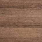 Tavolino da Caffè Industriale Moderno Savion in Legno Finitura Noce e Metallo Nero