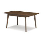 Signature Design by Ashley Lyncott Brown Tavolo da pranzo rettangolare con allunga a farfalla - 36W x 48/64D x 30H