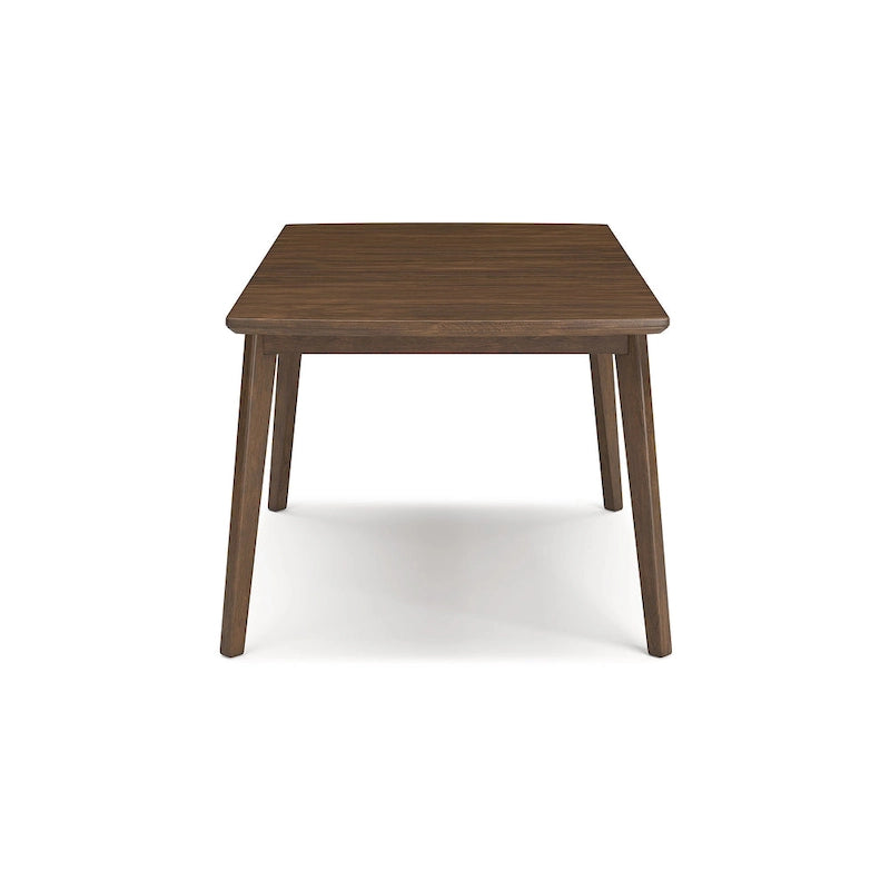 Signature Design by Ashley Lyncott Brown Tavolo da pranzo rettangolare con allunga a farfalla - 36W x 48/64D x 30H