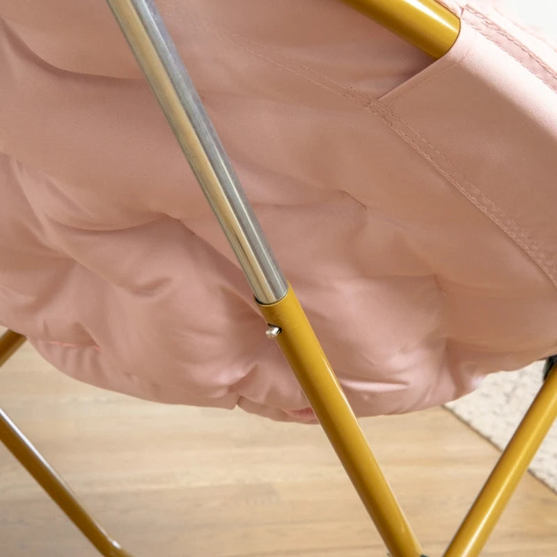Sedia Pieghevole a Secchio XL per Dormitorio o Camera da Letto