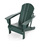 Sedia Adirondack Pieghevole, Sedie da Esterno per Patio in Resina HDPE Resistente a Tutte le Condizioni Atmosferiche per Barbecue e Spiaggia
