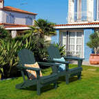 Sedia Adirondack Pieghevole, Sedie da Esterno per Patio in Resina HDPE Resistente a Tutte le Condizioni Atmosferiche per Barbecue e Spiaggia