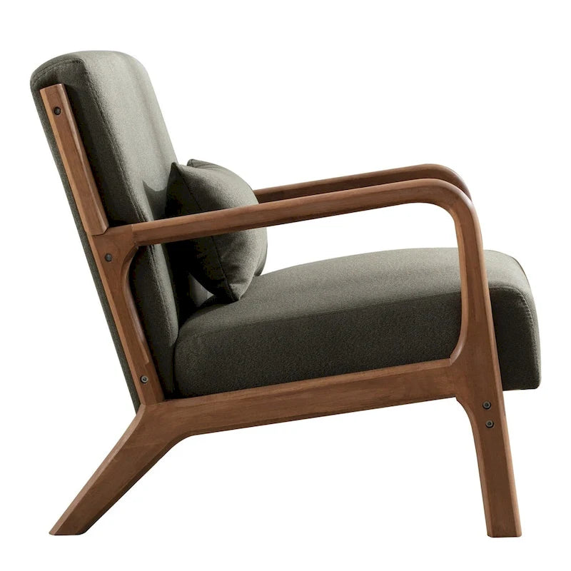 Poltrona moderna in legno massello Ebello