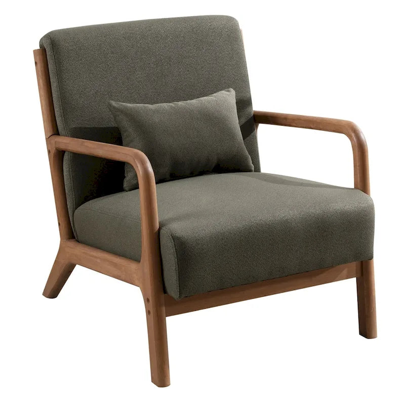 Poltrona moderna in legno massello Ebello