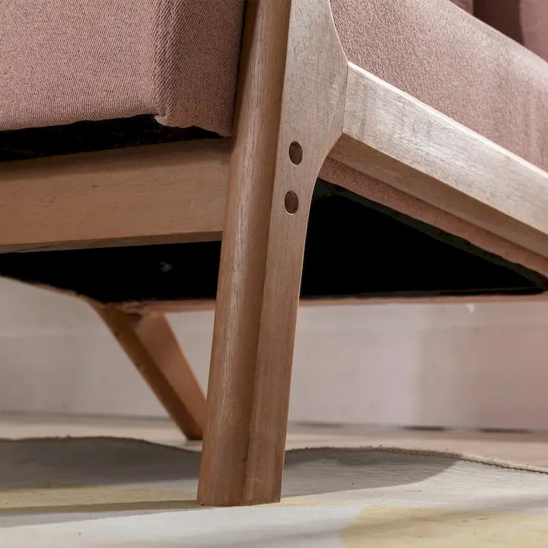Poltrona moderna in legno massello Ebello