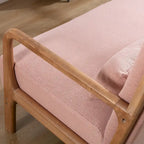 Poltrona moderna in legno massello Ebello