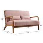 Poltrona moderna in legno massello Ebello