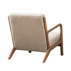 Poltrona moderna in legno massello Ebello