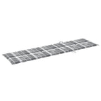 vidaXL Sedia a sdraio per patio Lettino da sole per esterni con cuscino in teak massiccio - 76,8 x 23,4 x 13,8