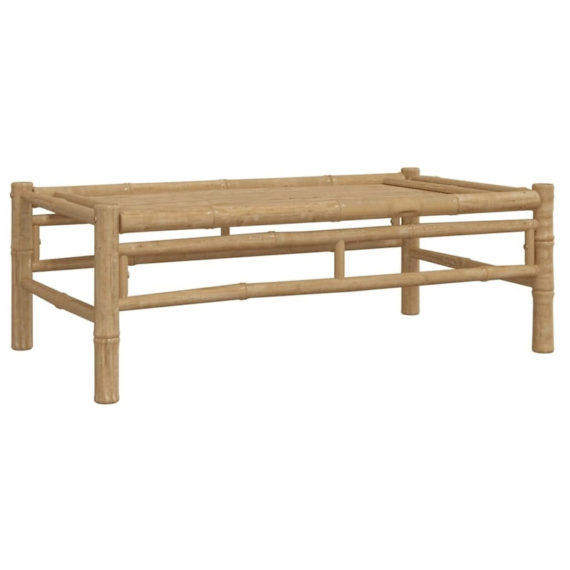 vidaXL Set Lounge da Esterno 3/4/5 Pezzi con Cuscini Grigio Scuro Bambù - 39,4 x 21,7 x 13