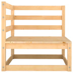 vidaXL Set Divano Sezionale da Esterno per Patio con Cuscini Legno Massello di Pino