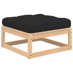 vidaXL Set Divano Sezionale da Esterno per Patio con Cuscini Legno Massello di Pino