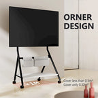 FITUEYES Carrello TV Mobile per Ufficio, Aula, Supporto TV Girevole con Ruote per TV da 45-88 Pollici