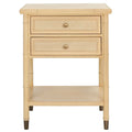 SAFAVIEH Dessa Tavolino d'Appoggio con 2 Cassetti e 1 Ripiano. - 21 L x 18 P x 27 A - 21Lx18Px27A