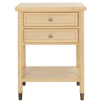 SAFAVIEH Dessa Tavolino d'Appoggio con 2 Cassetti e 1 Ripiano. - 21 L x 18 P x 27 A - 21Lx18Px27A