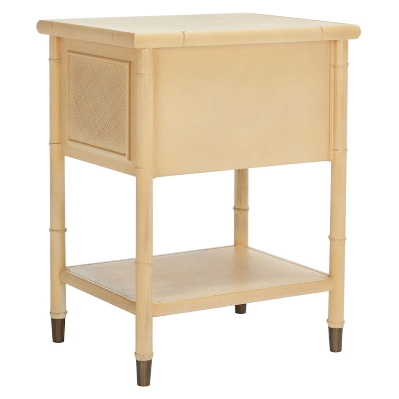 SAFAVIEH Dessa Tavolino d'Appoggio con 2 Cassetti e 1 Ripiano. - 21 L x 18 P x 27 A - 21Lx18Px27A