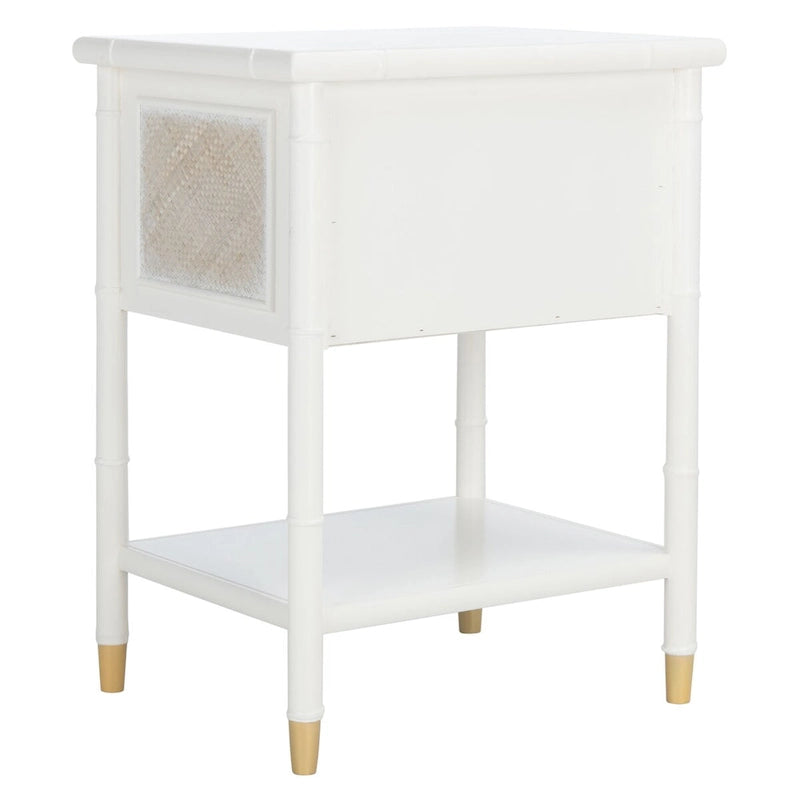 SAFAVIEH Dessa Tavolino d'Appoggio con 2 Cassetti e 1 Ripiano. - 21 L x 18 P x 27 A - 21Lx18Px27A