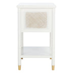 SAFAVIEH Dessa Tavolino d'Appoggio con 2 Cassetti e 1 Ripiano. - 21 L x 18 P x 27 A - 21Lx18Px27A