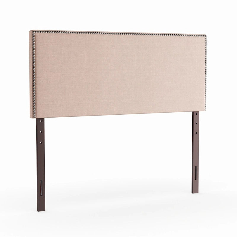 Testata in tessuto con borchie Maybelle Full-size Copper Grove