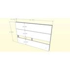 Set camera da letto 3 pezzi Nexera Karibou, Tartufo