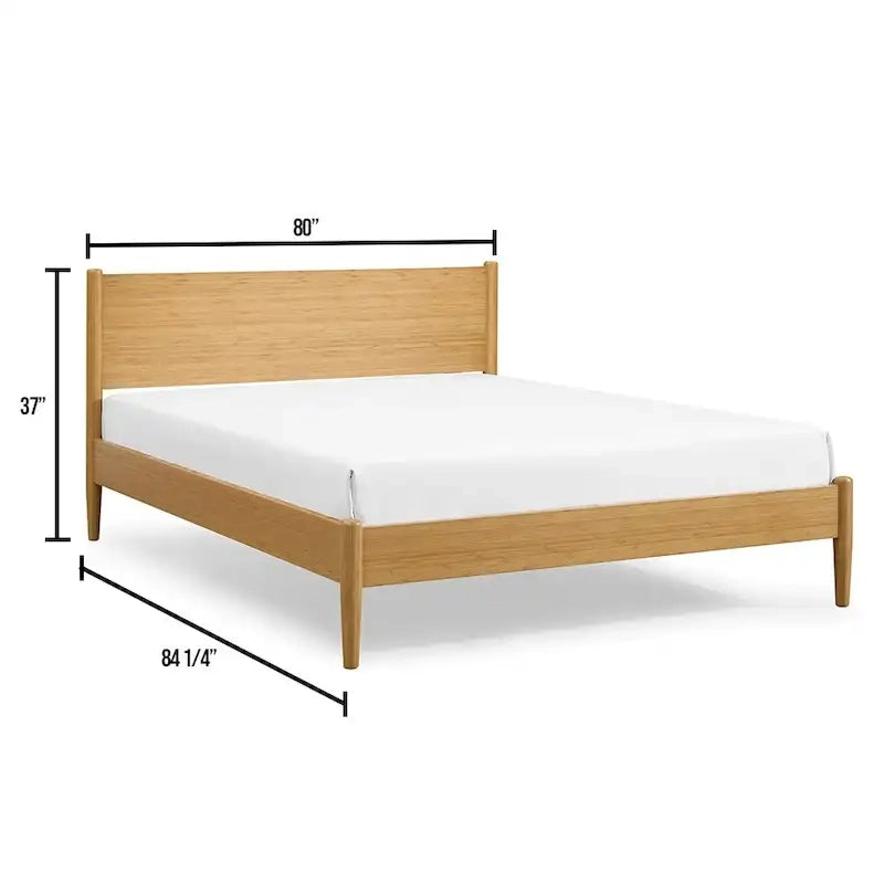 Ria Letto Queen size con piattaforma, Caramello