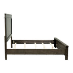 Letto con pannelli King California Thornwood Hills Rock Beaten Gray con tagli a sega