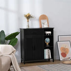 Mobiletto contenitore con ante e ripiani - 11,8P x 29,5L x 31,6A