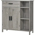 Mobiletto contenitore con ante e ripiani - 11,8P x 29,5L x 31,6A