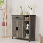 Mobiletto contenitore con ante e ripiani - 11,8P x 29,5L x 31,6A