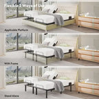 FunniHomi Base per Letto Regolabile Singolo XL/Queen/King Divisibile, Zero Spazi, Gravità Zero, Ferma Materasso