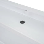 Letto a piattaforma con scaffali integrati, luci LED e porte USB, misura matrimoniale/singola