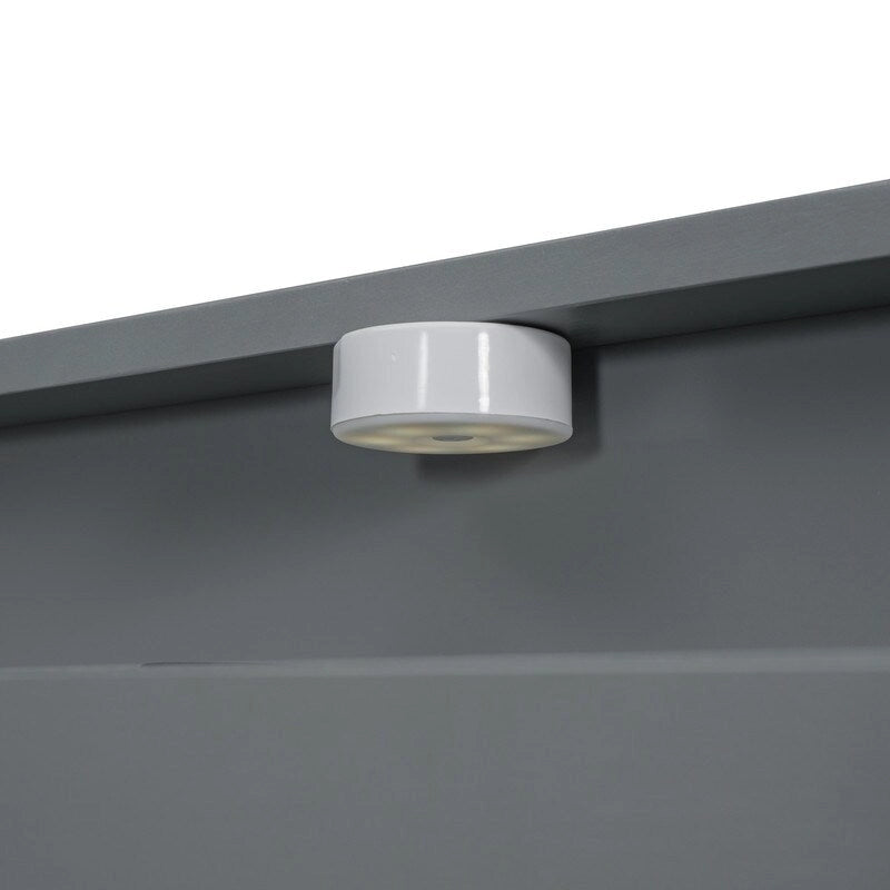 Letto a piattaforma con scaffali integrati, luci LED e porte USB, misura matrimoniale/singola