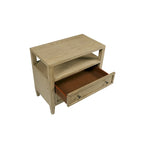 Set camera da letto con piattaforma e baldacchino rivestito Newell a 6 pezzi, marrone chiaro