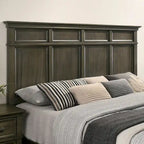 Furniture of America Evva Set Camera da Letto 6 Pezzi in Legno Grigio Stile Tradizionale