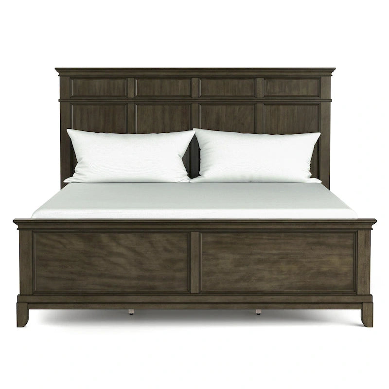 Furniture of America Evva Set Camera da Letto 6 Pezzi in Legno Grigio Stile Tradizionale