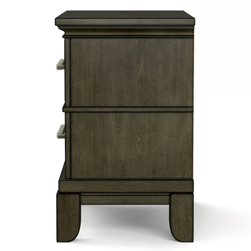 Furniture of America Evva Set Camera da Letto 6 Pezzi in Legno Grigio Stile Tradizionale