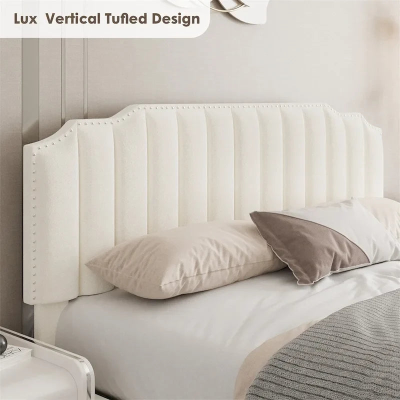 Letto in Velluto Matrimoniale con Contenitore