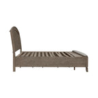 Set camera da letto Avalon Burnished Beige Oak King Panel Storage Bed