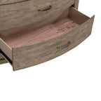 Set camera da letto Avalon Burnished Beige Oak King Panel Storage Bed