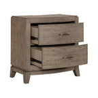 Set camera da letto Avalon Burnished Beige Oak King Panel Storage Bed