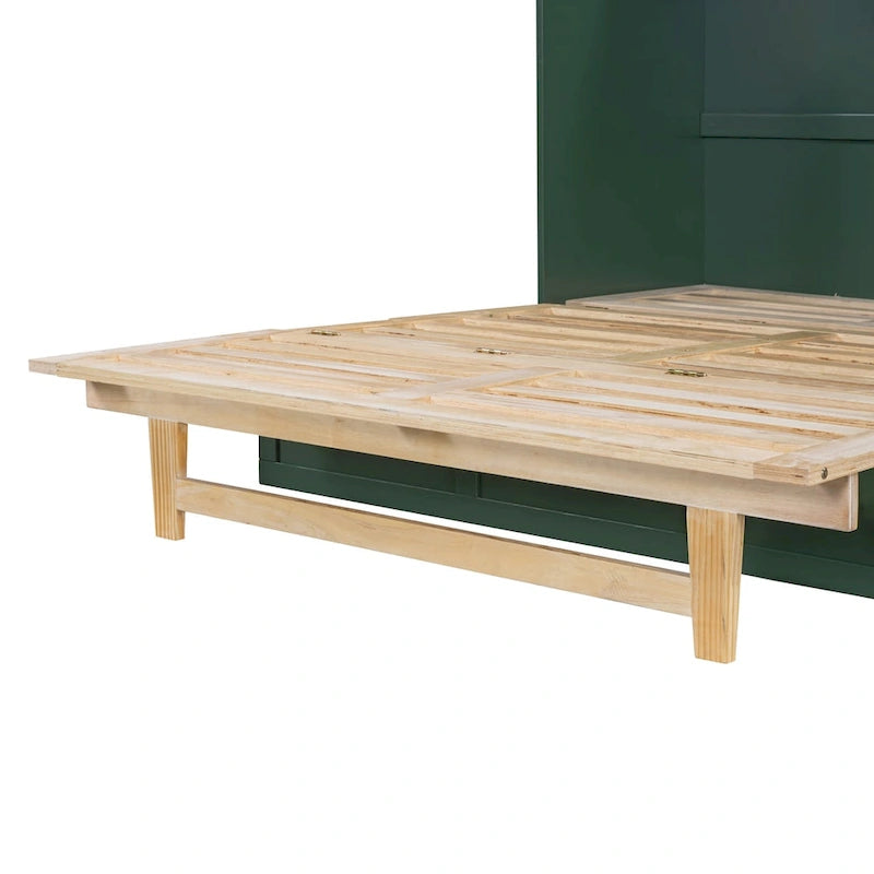 Letto a scomparsa full-size con ampi cassetti per camera da letto