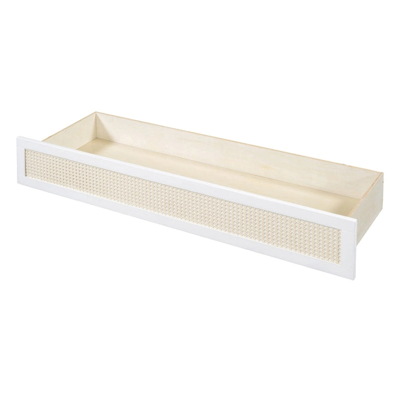 Letto a scomparsa full-size con ampi cassetti per camera da letto