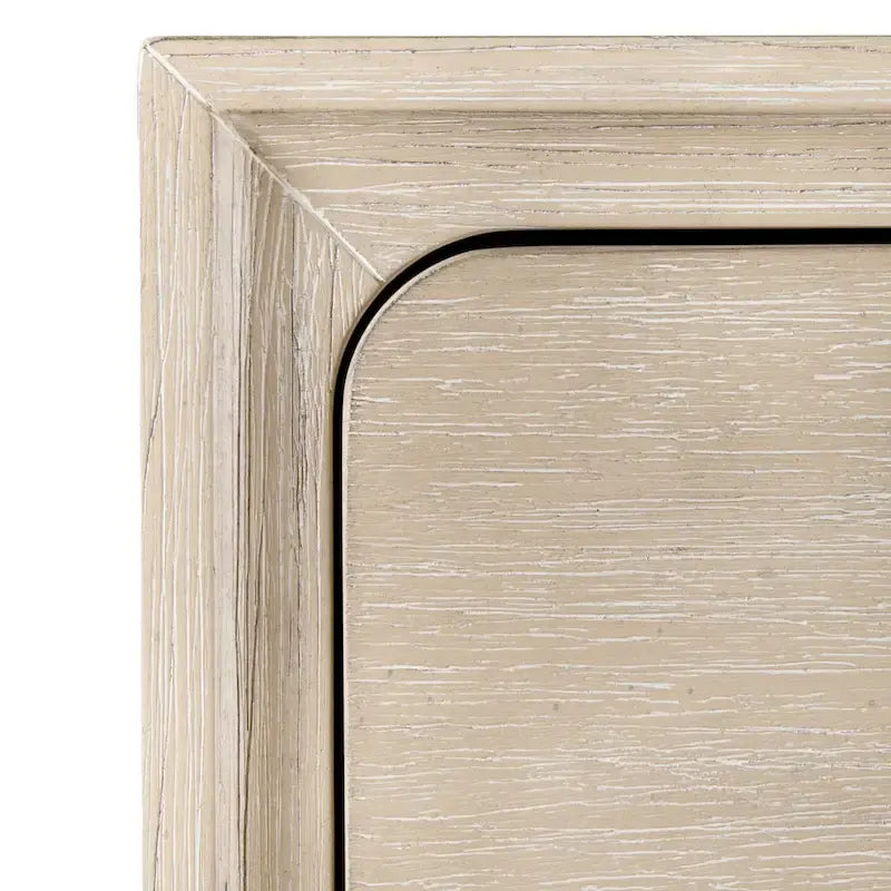 Set camera da letto di transizione 3 pezzi, con comò e 2 comodini, Furniture of America Drayden in legno massiccio di rovere