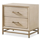 Set camera da letto di transizione 3 pezzi, con comò e 2 comodini, Furniture of America Drayden in legno massiccio di rovere