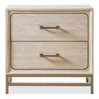 Set camera da letto di transizione 3 pezzi, con comò e 2 comodini, Furniture of America Drayden in legno massiccio di rovere