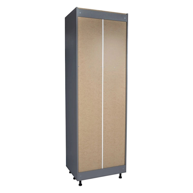 Armadio multiuso 24 x 84 - Quattro ante - Grigio - 24 x 84 x 23 3/8