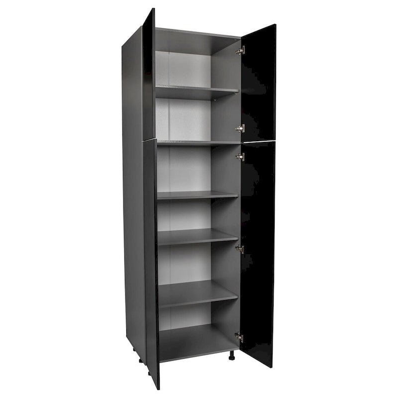 Armadio multiuso 24 x 84 - Quattro ante - Grigio - 24 x 84 x 23 3/8