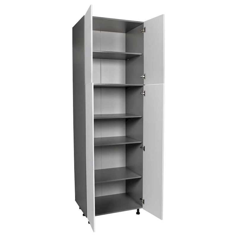 Armadio multiuso 24 x 84 - Quattro ante - Grigio - 24 x 84 x 23 3/8